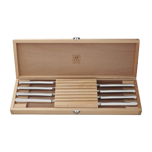 ZWILLING J.A. Henckels 8-pc Stainless Steel Steak Knife Set w/Presentation Case